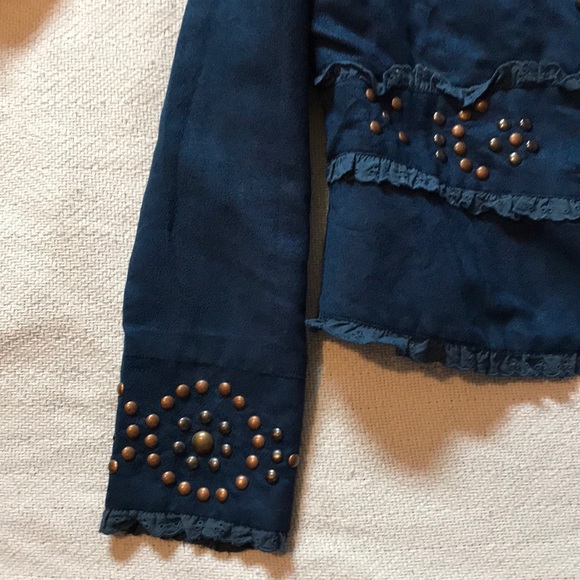 Stunning navy blue designer lightweight jacket - Picture 2 of 6